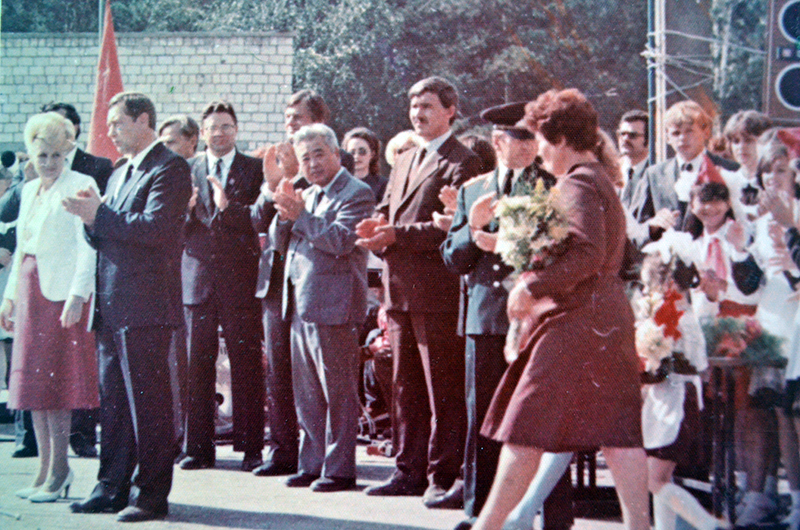 Церемония открытия школы - 1986 год